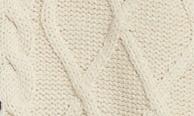 Dolce & Gabbana Oversized Pullover With Interwoven Pattern Clothing In Neutral