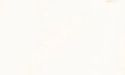 Cece Half Placket Smocked Accent Top In White