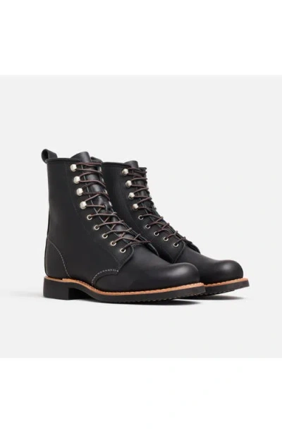 Red Wing Heritage Silversmith Full Grain Leather Boot In Black