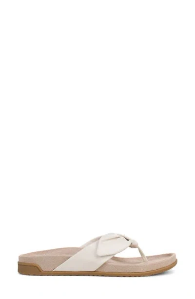 Vionic Eva Toe Post Sandal In Brown