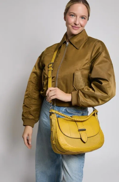 Aimee Willow Convertible Leather Shoulder Bag In Pattern