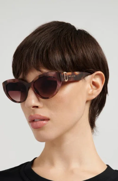 Marc Jacobs 54mm Cat Eye Sunglasses In Multi