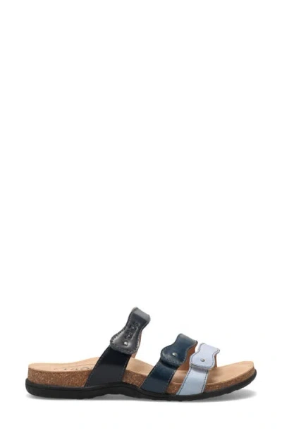 Taos Scribble Slide Sandal In Multi