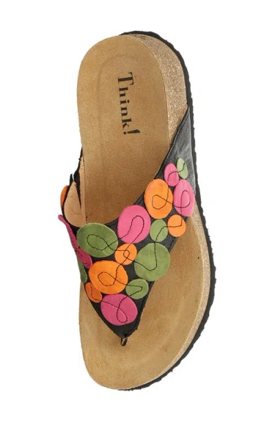 Think ! Koak Dot Flip Flop In Multi
