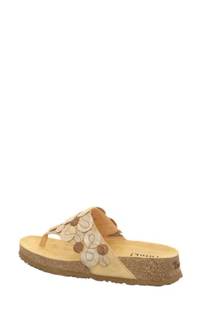 Think ! Koak Dot Flip Flop In Brown