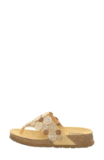 Think ! Koak Dot Flip Flop In Brown