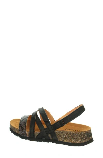 Think ! Koak Slingback Sandal In Black