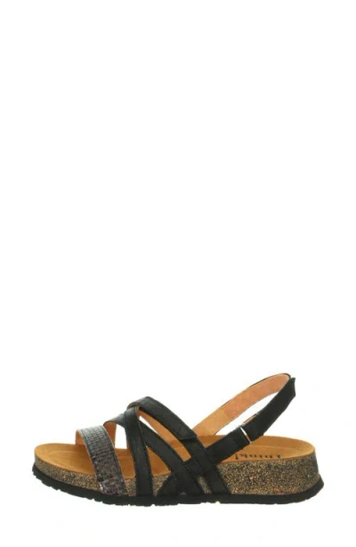 Think ! Koak Slingback Sandal In Black