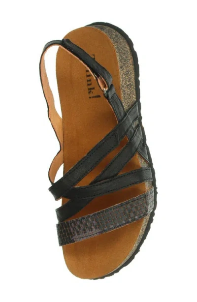 Think ! Koak Slingback Sandal In Black
