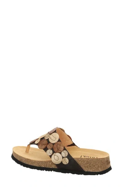 Think ! Koak Dot Flip Flop In Multi