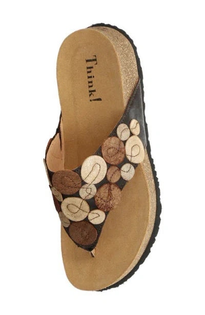 Think ! Koak Dot Flip Flop In Multi