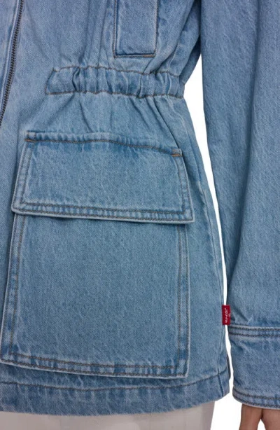 Levi's Cinched Barn Jacket In Blue