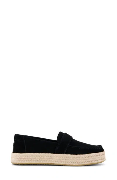 Toms Blakely Espadrille Loafer In Black