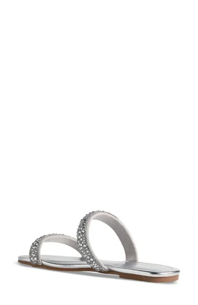 Touch Ups Trinity Slide Sandal In Silver