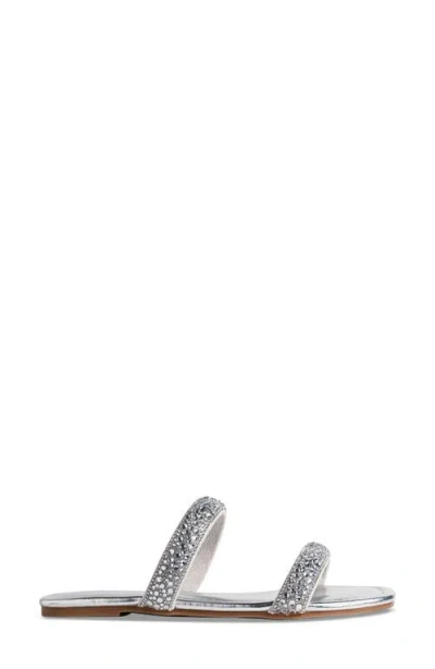 Touch Ups Trinity Slide Sandal In Silver