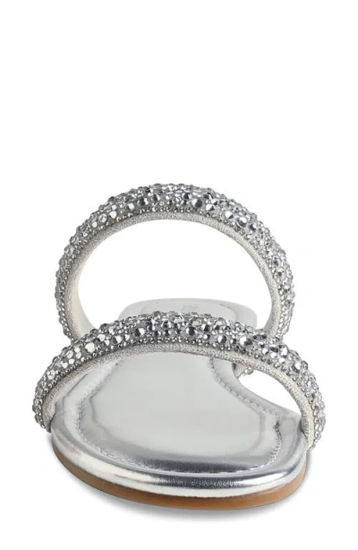 Touch Ups Trinity Slide Sandal In Silver