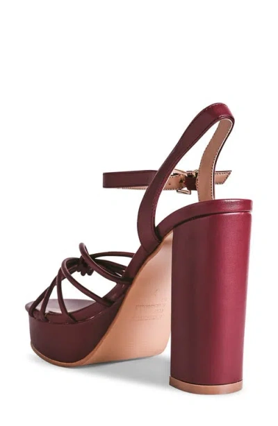 Touch Ups Tiara Platform Sandal In Red