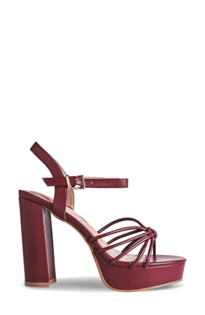 Touch Ups Tiara Platform Sandal In Red