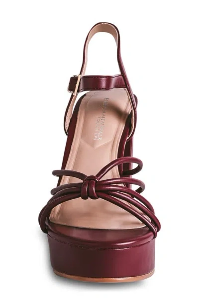 Touch Ups Tiara Platform Sandal In Red