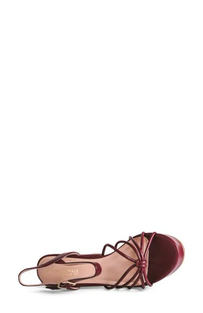 Touch Ups Tiara Platform Sandal In Red