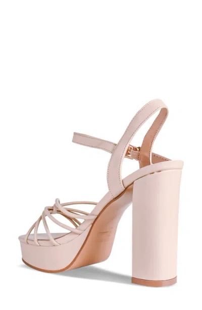Touch Ups Tiara Platform Sandal In Neutral