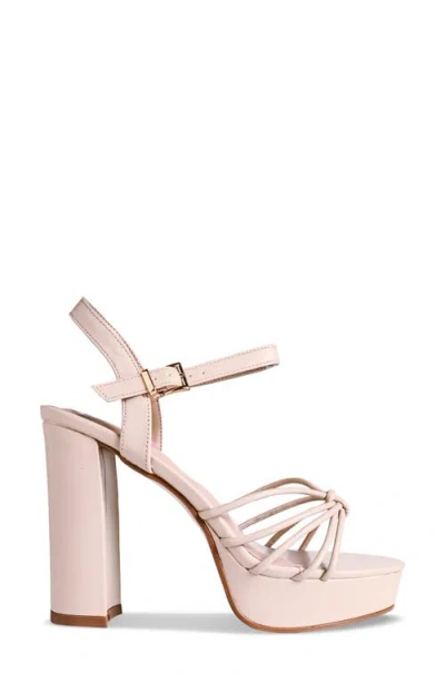 Touch Ups Tiara Platform Sandal In Neutral