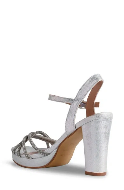 Touch Ups Tyler Platform Sandal In Silver