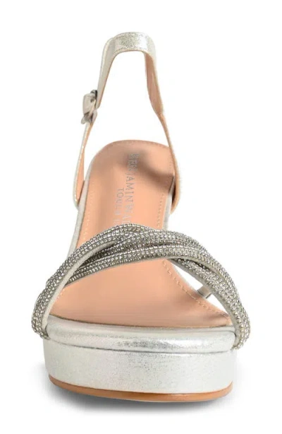 Touch Ups Tyler Platform Sandal In Silver