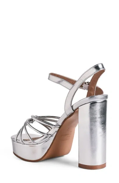 Touch Ups Tiara Platform Sandal In Silver