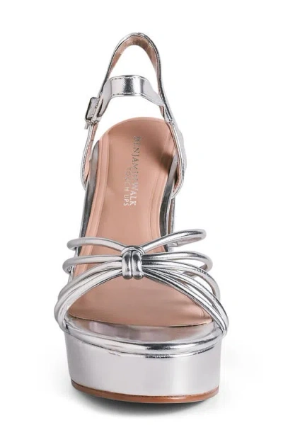 Touch Ups Tiara Platform Sandal In Silver