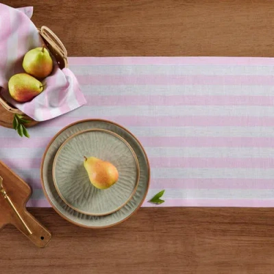 Solino Home Linen Table Runner In Multi