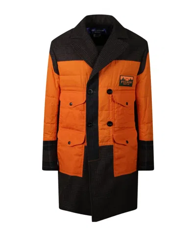 Junya Watanabe Filson Collaboration Patchwork Design Coat In Multi