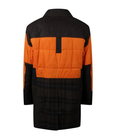 Junya Watanabe Filson Collaboration Patchwork Design Coat In Multi