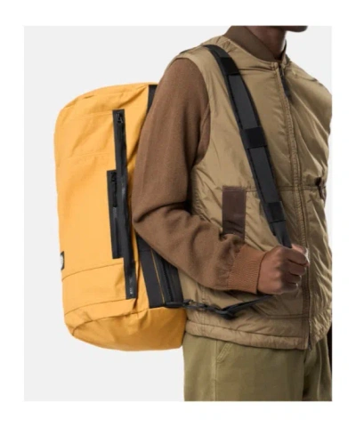 Stone Island Duffle Bag With Removable Strap In Orange