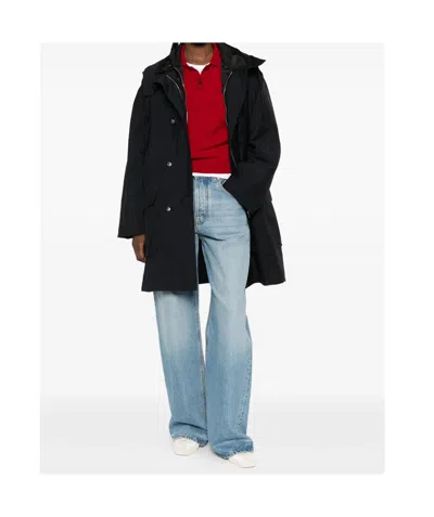 Prada Long-sleeved Jacket In Black