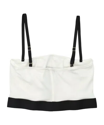 Tom Ford Modal Bra With Design And Adjustable Straps In White