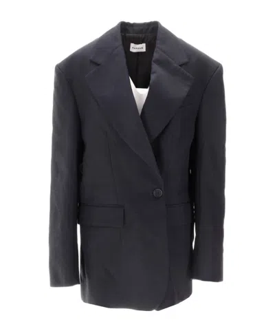 P.a.r.o.s.h Raisa25 Tailored Jacket Front Pockets In Black