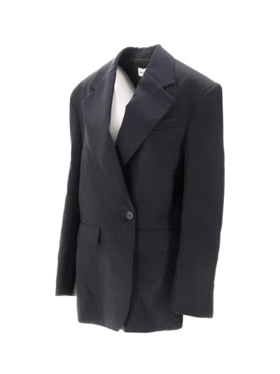 P.a.r.o.s.h Raisa25 Tailored Jacket Front Pockets In Black