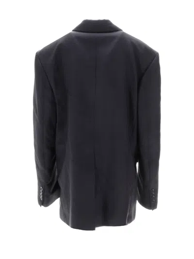 P.a.r.o.s.h Raisa25 Tailored Jacket Front Pockets In Black
