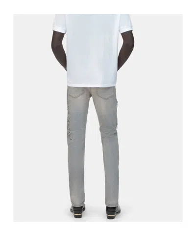 Amiri Belt Loop Jeans In Blue