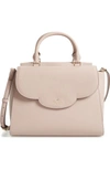 Kate Spade Leewood Place Makayla Leather Tote Bag, Neutral Pattern In Soft Porcini