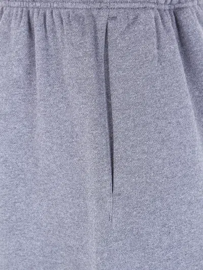 Essentials Elasticated Drawstring Trousers In Gray