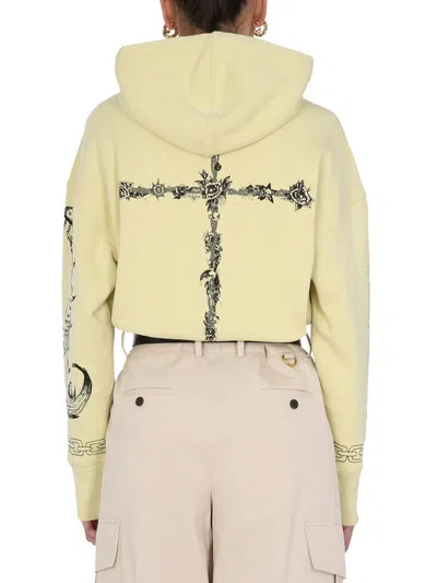 Givenchy Oversized Sweatshirt In Yellow