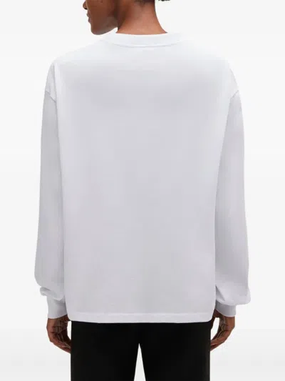 Ganni Essential Basic Long Sleeve In White
