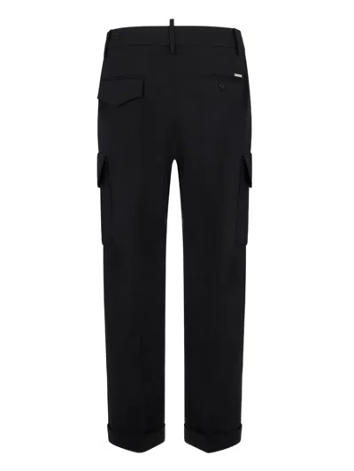 Dsquared2 Belt-loop Cargo Pants In Black