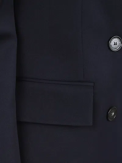 Stella Mccartney Slim Jacket Double Breasted Tailoring Lapel In Black