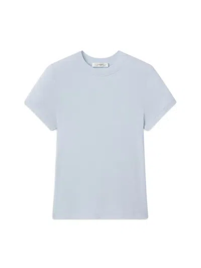 Frame Crew-neck T-shirt In Blue