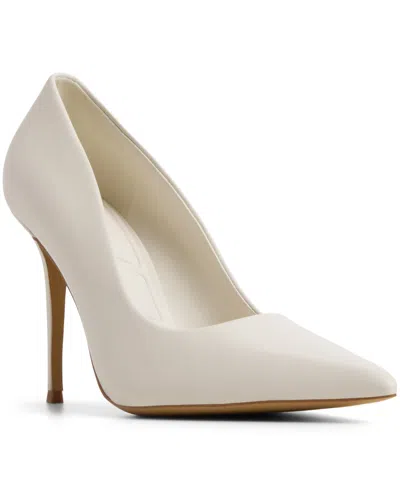 Aldo Stasya Pointed Toe Pump In White