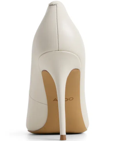 Aldo Stasya Pointed Toe Pump In White