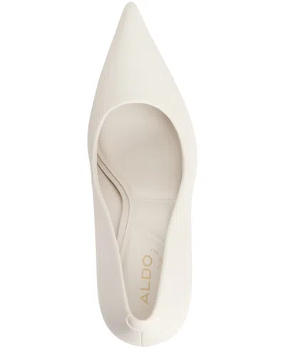 Aldo Stasya Pointed Toe Pump In White